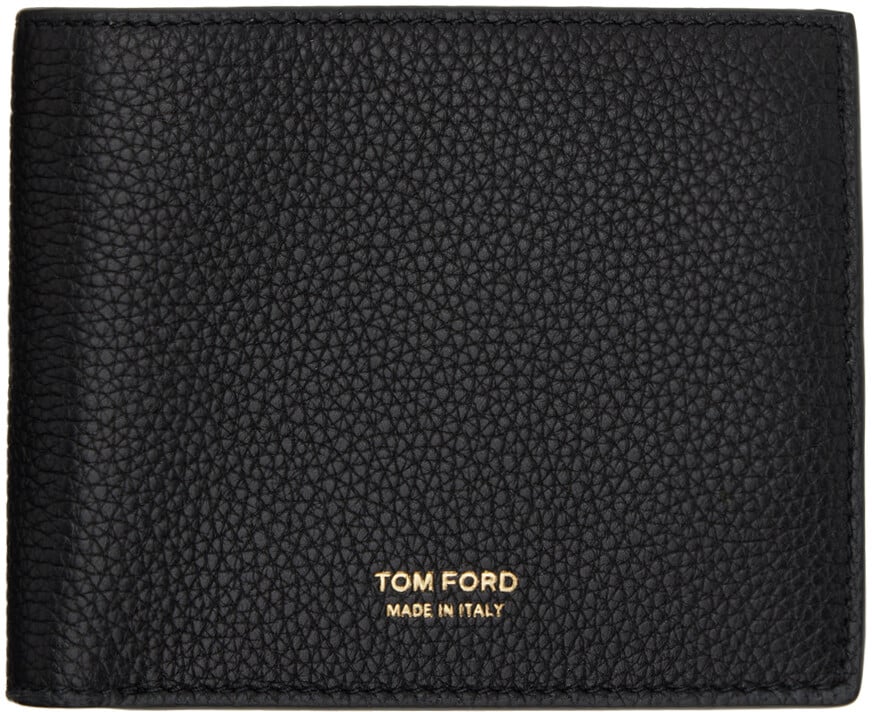 

Черный кожаный кошелек TOM FORD