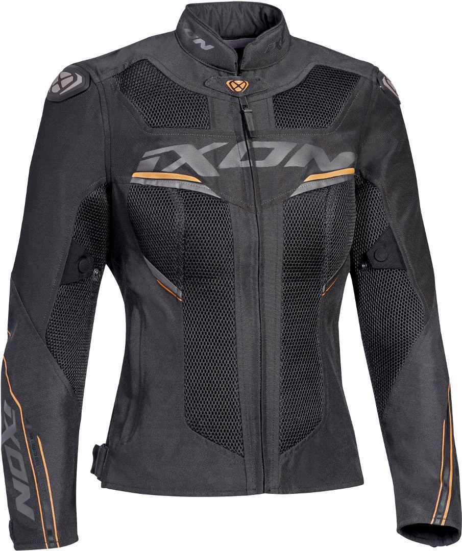 Куртка Ixon Draco для женщин для мотоцикла Текстильная, черно-золотистая