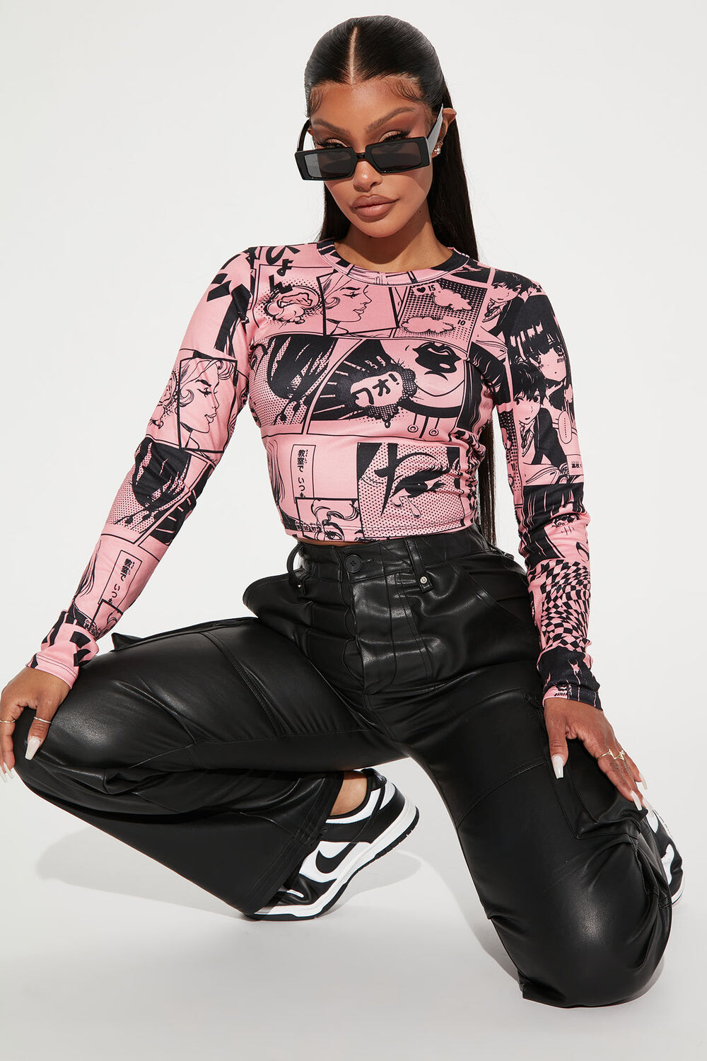 

Топ Fashion Nova SB8408, розовый