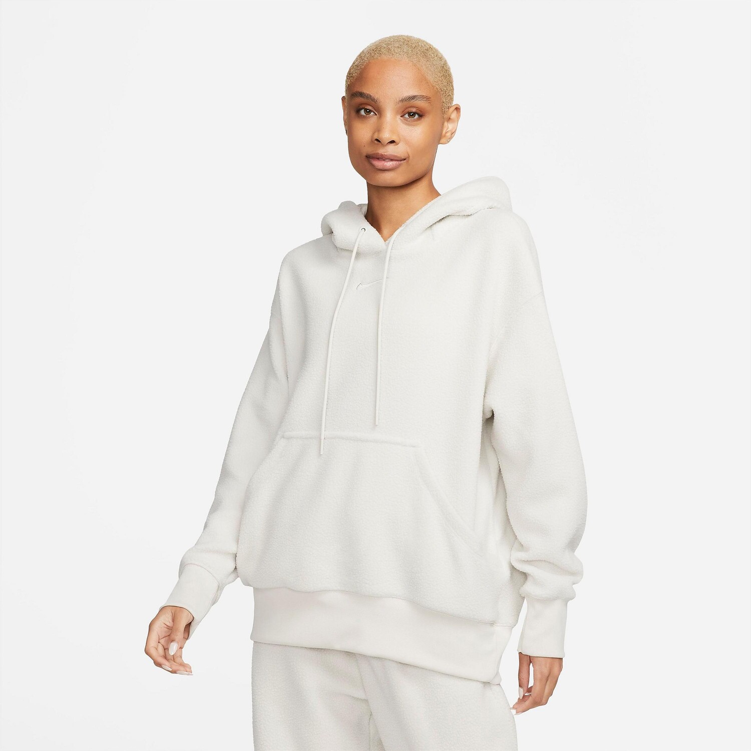 

Женская плюшевая худи Nike Sportswear, белый
