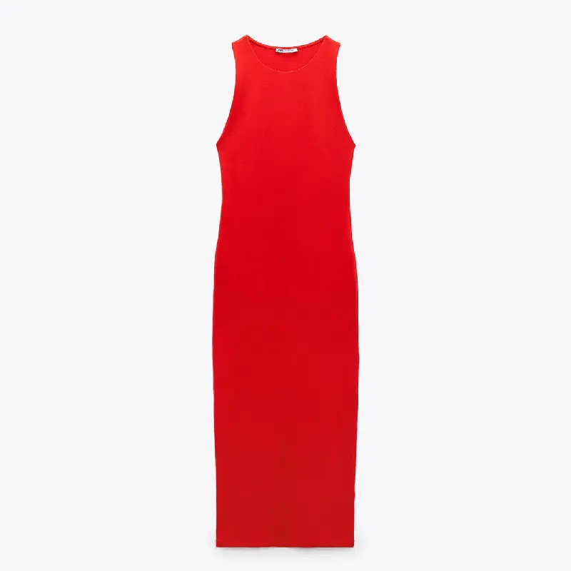 

Платье Zara Halter Neck, красный