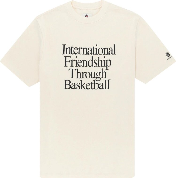 

Футболка Aimé Leon Dore x New Balance IFTB Graphic Tee 'Pristine', кремовый