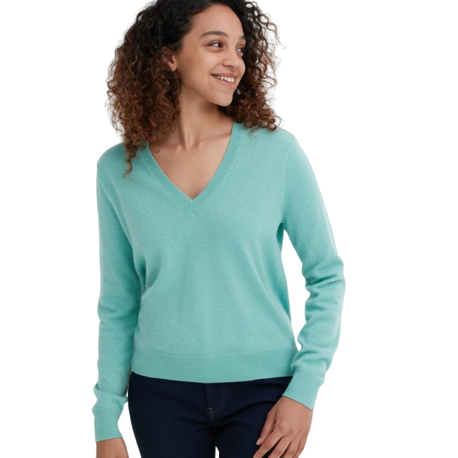 Джемпер Uniqlo Cashmere, зеленый джемпер uniqlo cashmere 3d knit seamless голубой