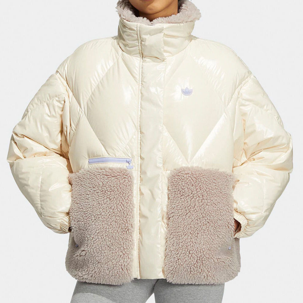 

Куртка Adidas Down Sherpa Mix, бежевый