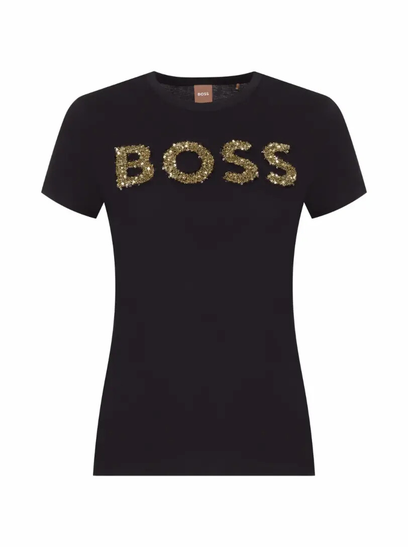 

Хлопковая футболка с логотипом Hugo Boss