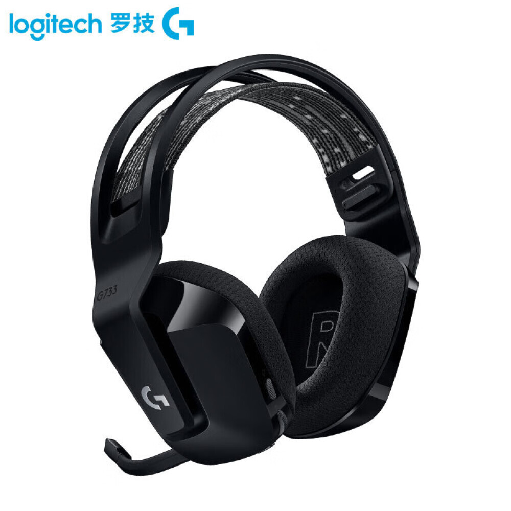 

Беспроводная игровая гарнитура Logitech G733 RGB 7.1 Surround Sound для киберспорта, черный