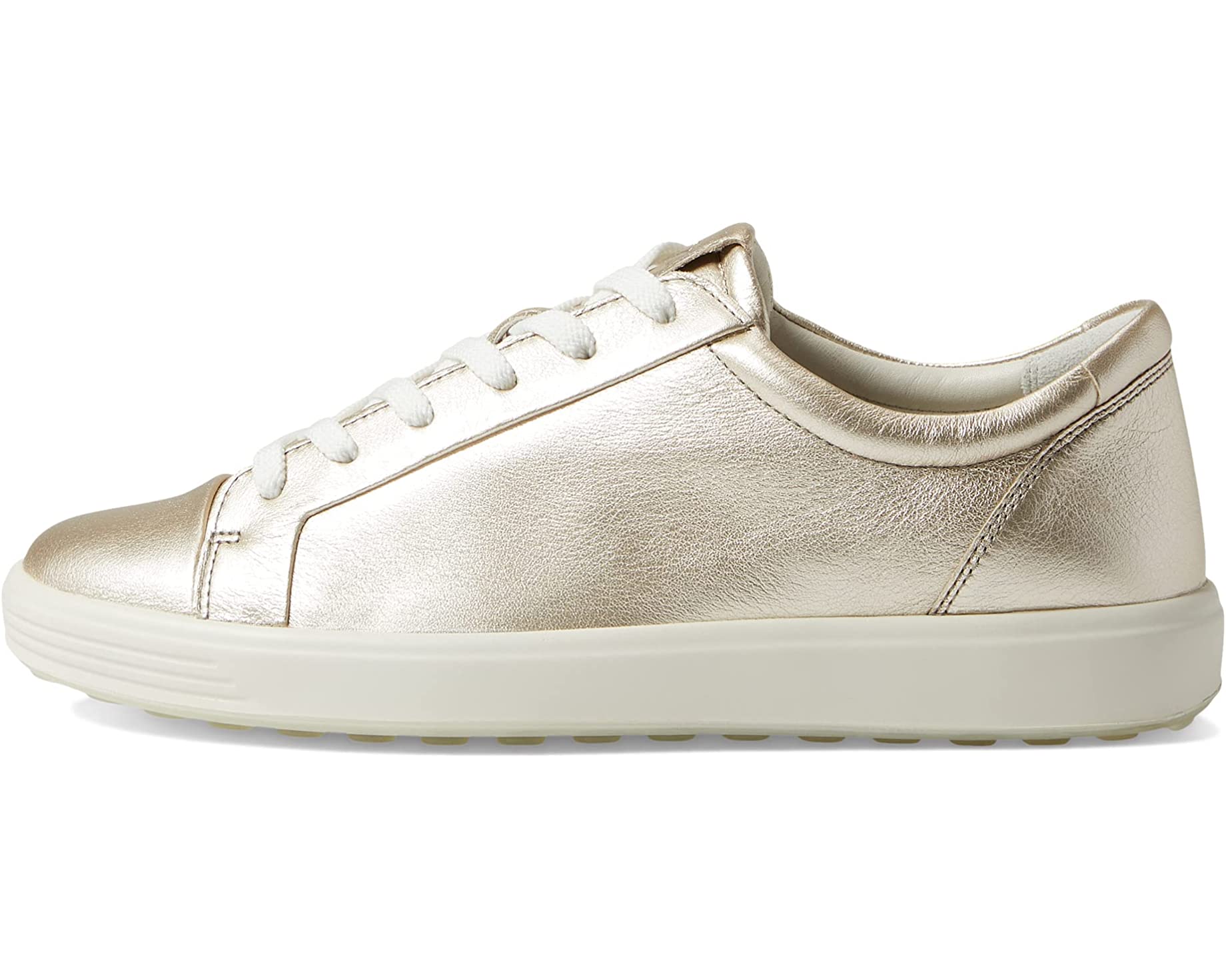 Кроссовки Soft 7 Monochromatic 2.0 Sneaker ECCO, чистое белое золото