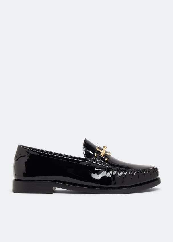 Лоферы SAINT LAURENT Le Penny loafers, черный лоферы saint laurent chris loafers черный