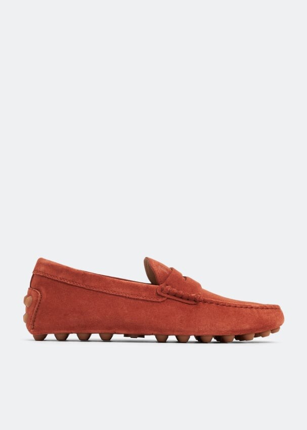 

Лоферы TOD'S Gommino Bubble loafers, красный