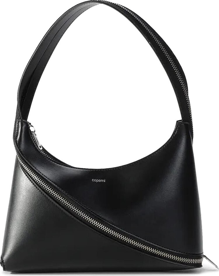 

Сумка Coperni Zip Baguette Bag Black, черный