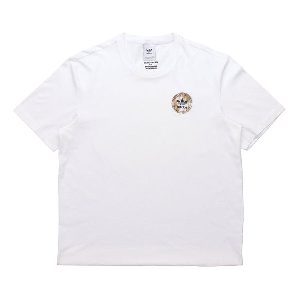 

Футболка Adidas originals Artist Tee Ss Pattern Printing Sports Male White, Белый