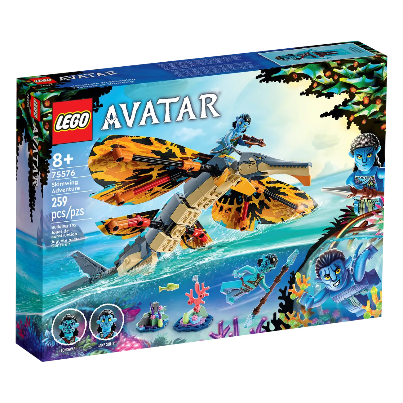 Конструктор LEGO Avatar Skimwing Adventure 75576, 259 деталей 6 шт набор фигурок аватар 2 путь воды
