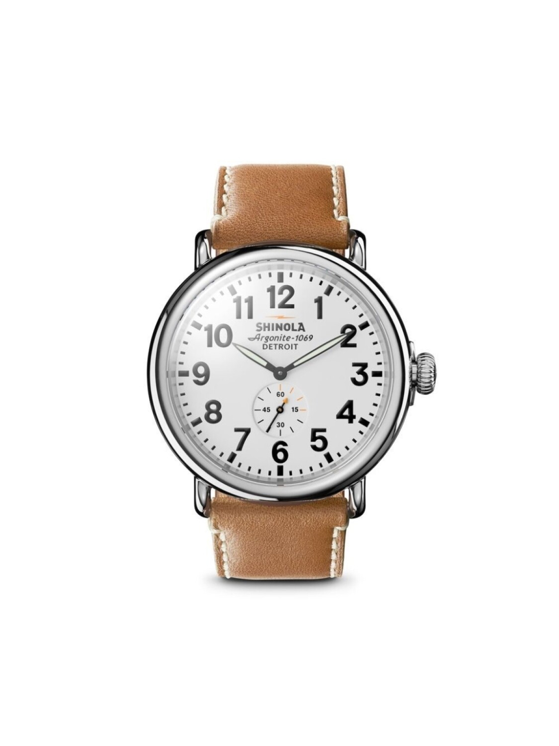 

Shinola наручные часы The Runwell Chronograph 47 мм, белый