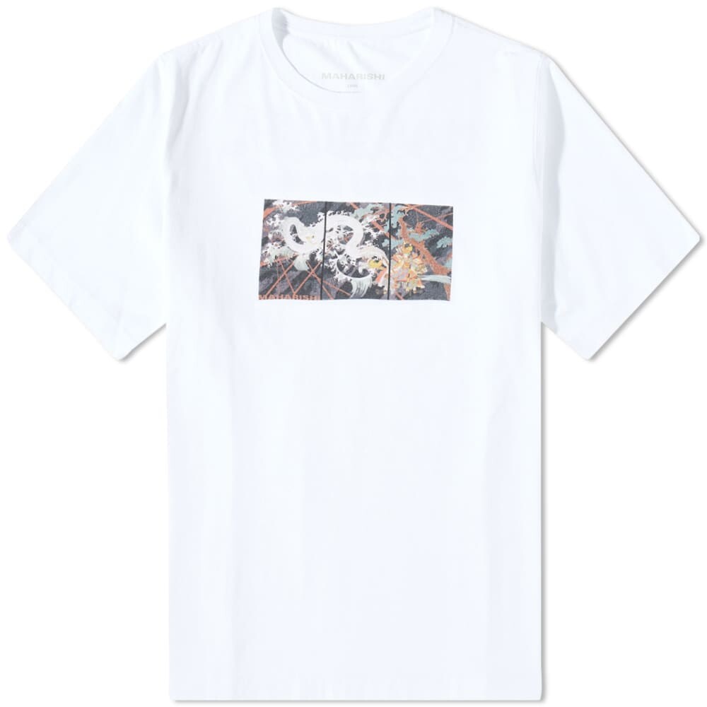 

Футболка Maharishi Triptych Water Dragon Tee, Серый