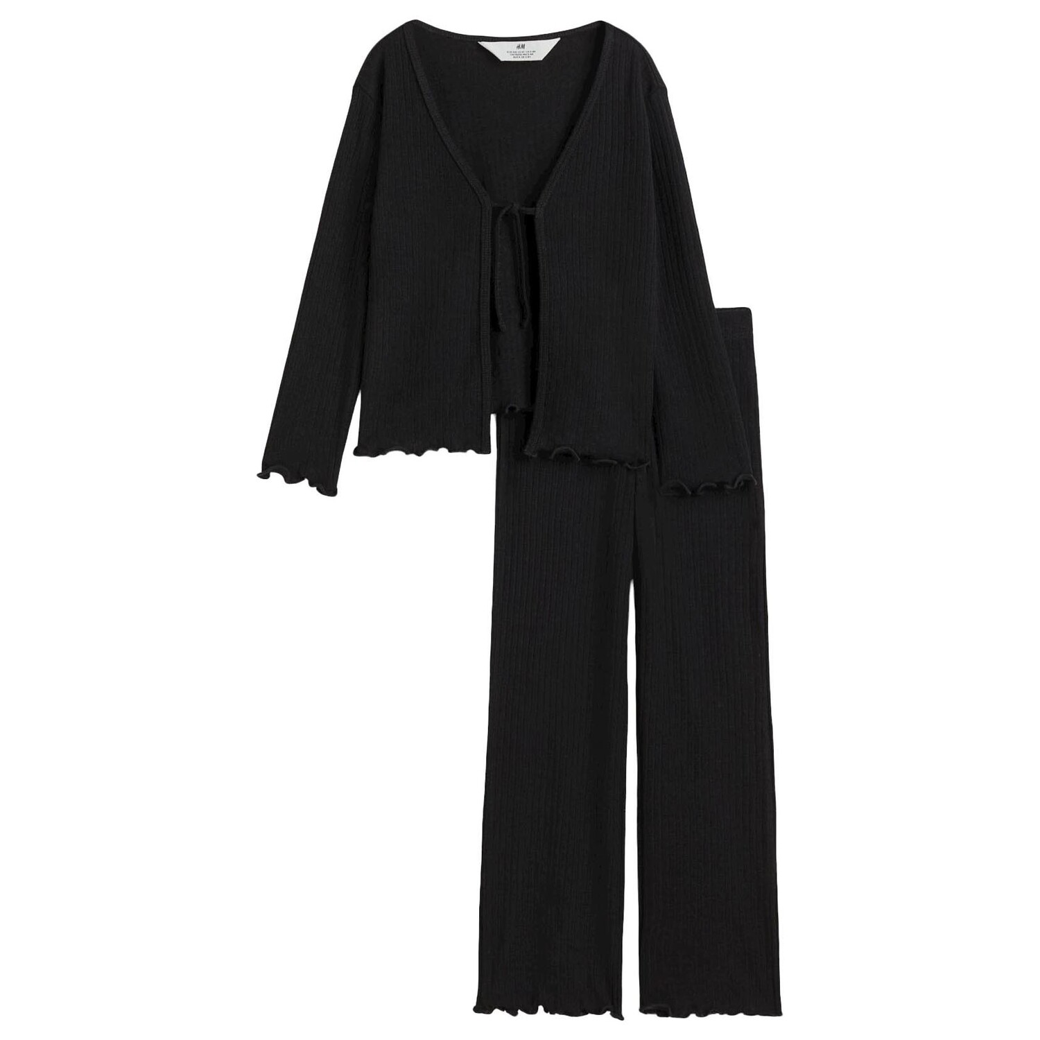 

Комплект одежды H&M Jersey, 2 предмета, черный