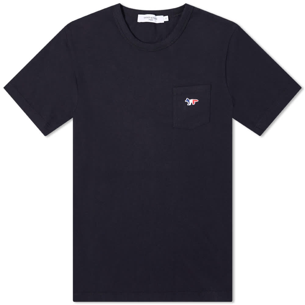 

Футболка Maison Kitsune Tricolor Fox Patch Tee