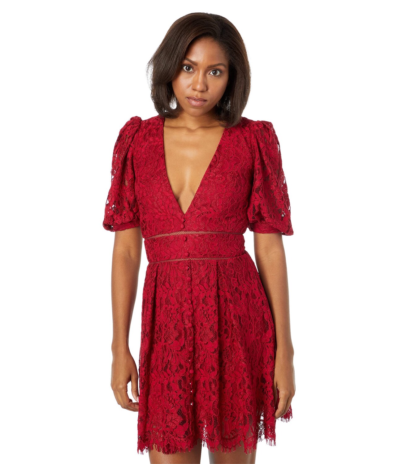 

Платье Bardot, Kira Mini Lace Dress