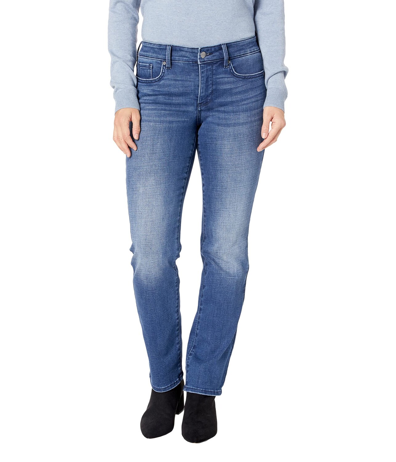 

Джинсы NYDJ, Petite Marilyn Straight Jeans in Hera