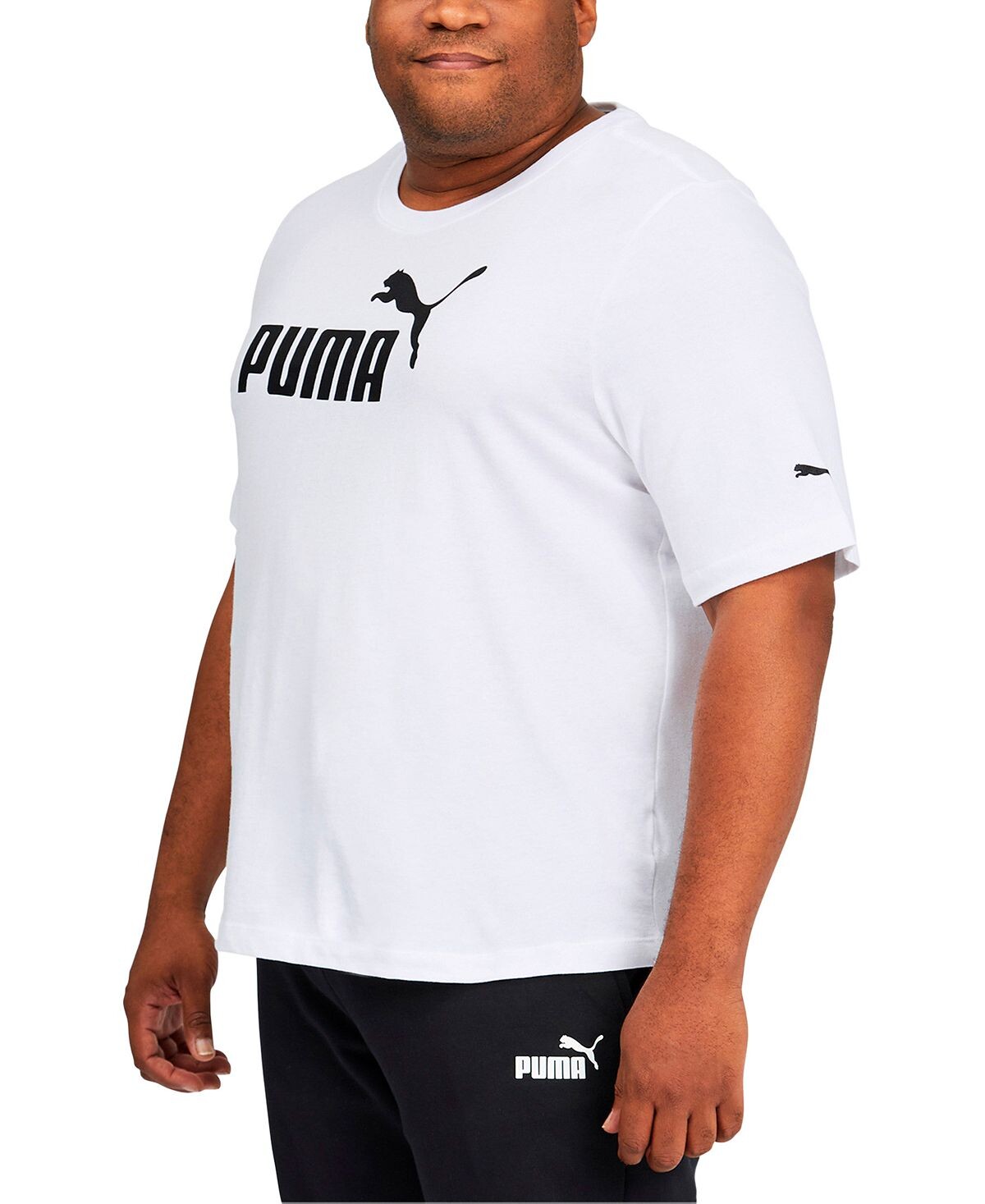 

Мужская футболка с логотипом big and tall Puma, белый