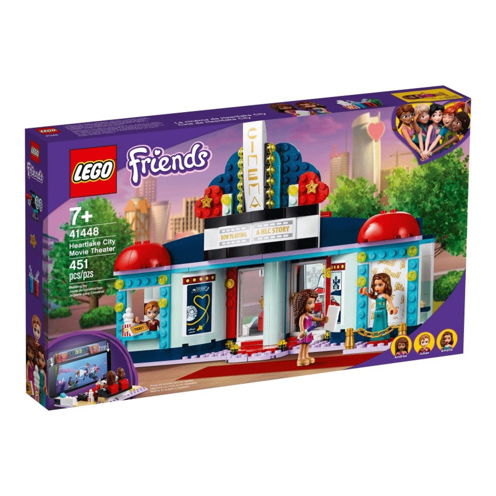 lego lego friends кинотеатр хартлейк сити Конструктор LEGO Friends 41448 Кинотеатр Хартлейк-Сити