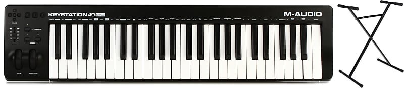 

M-Audio Keystation 49 MK3 49-клавишный контроллер клавиатуры в комплекте с подставкой для клавиатуры Casio ARST X-Style Casio + M-Audio ARST=1 KEYSTATION49MK3=1
