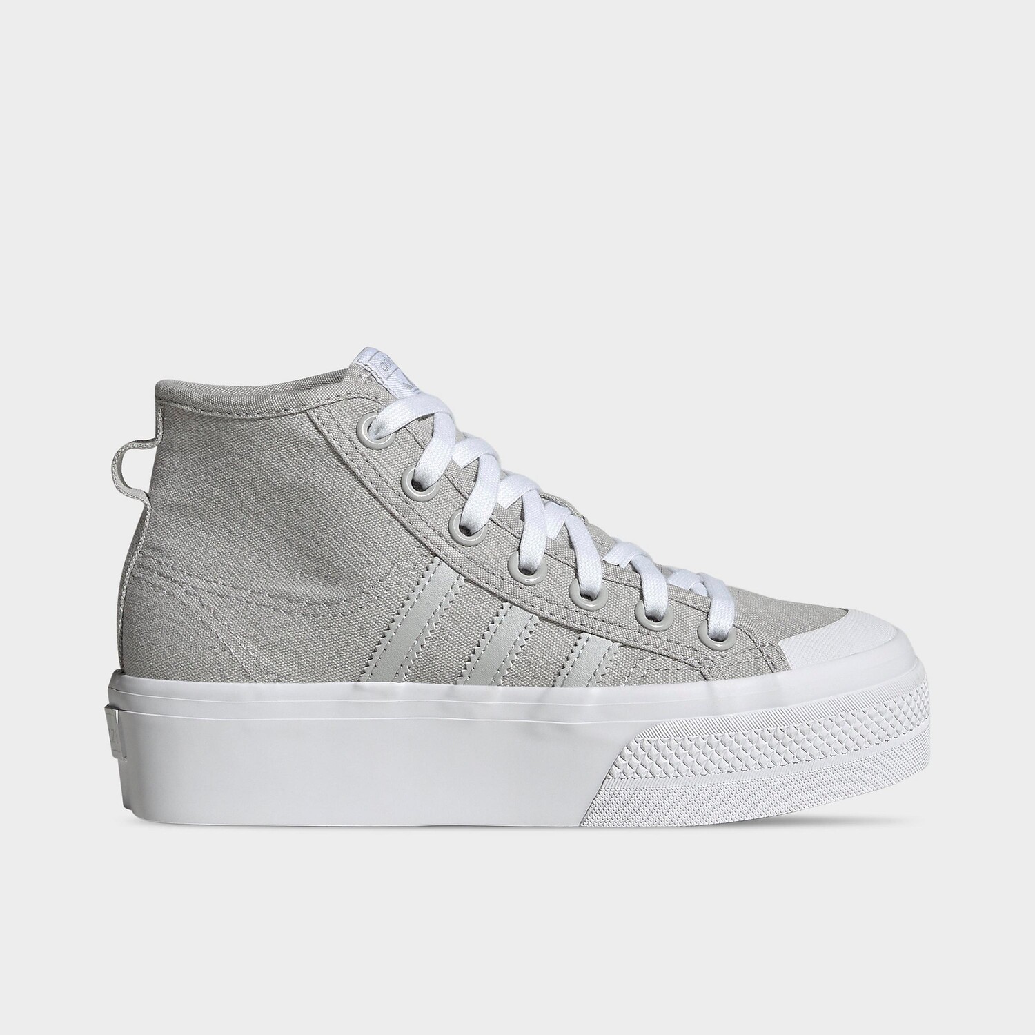 

Повседневная обувь Adidas Originals Nizza на платформе Mid для девочек для больших детей, серый