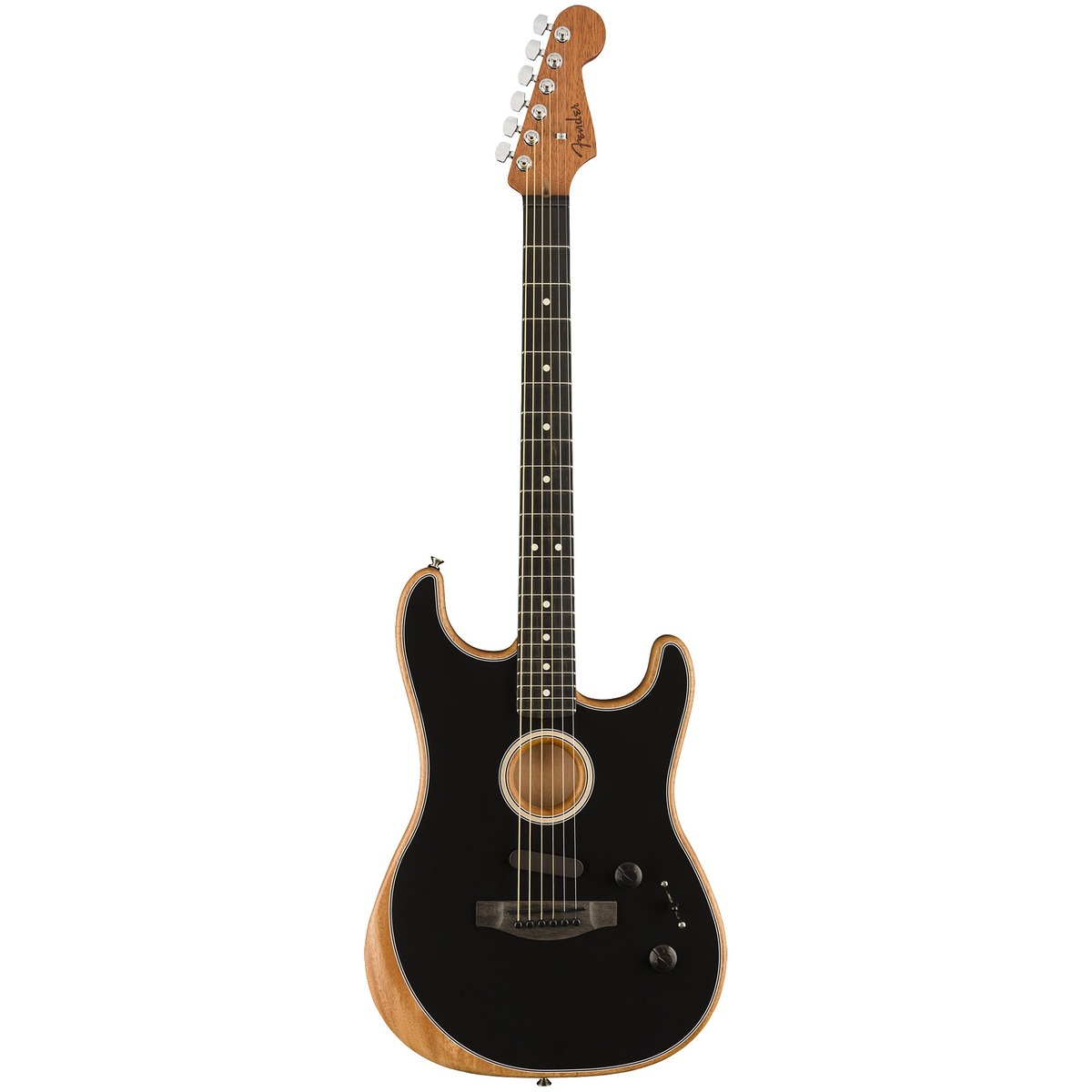 Электроакустическая гитара Fender Acoustosonic, матовый черный