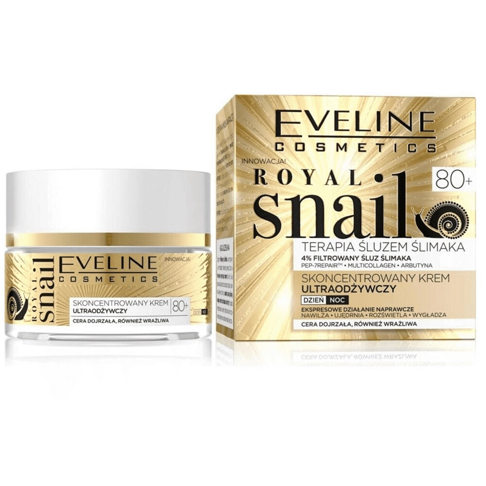 

Eveline Cosmetics Концентрированный ультрапитательный дневной и ночной крем Royal Snail 80+ 50мл