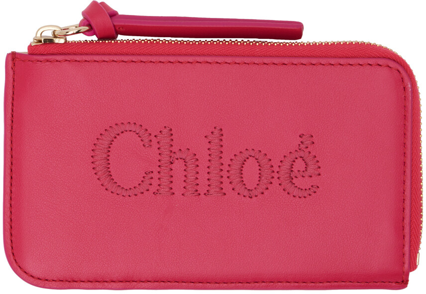 

Маленький розовый кошелек-кошелек Sense Chloé