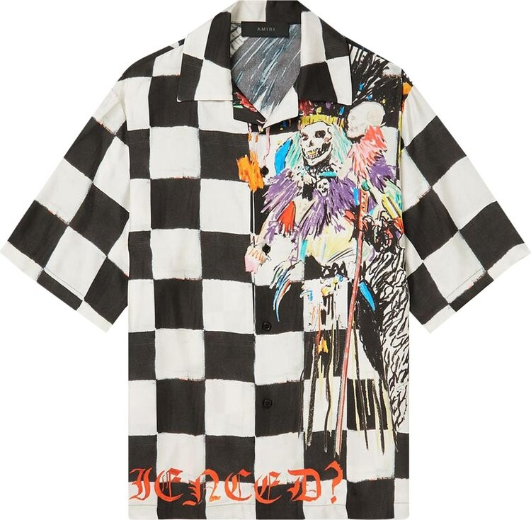 

Рубашка Amiri x Wes Lang Skull Bowling Shirt 'Multicolor', разноцветный