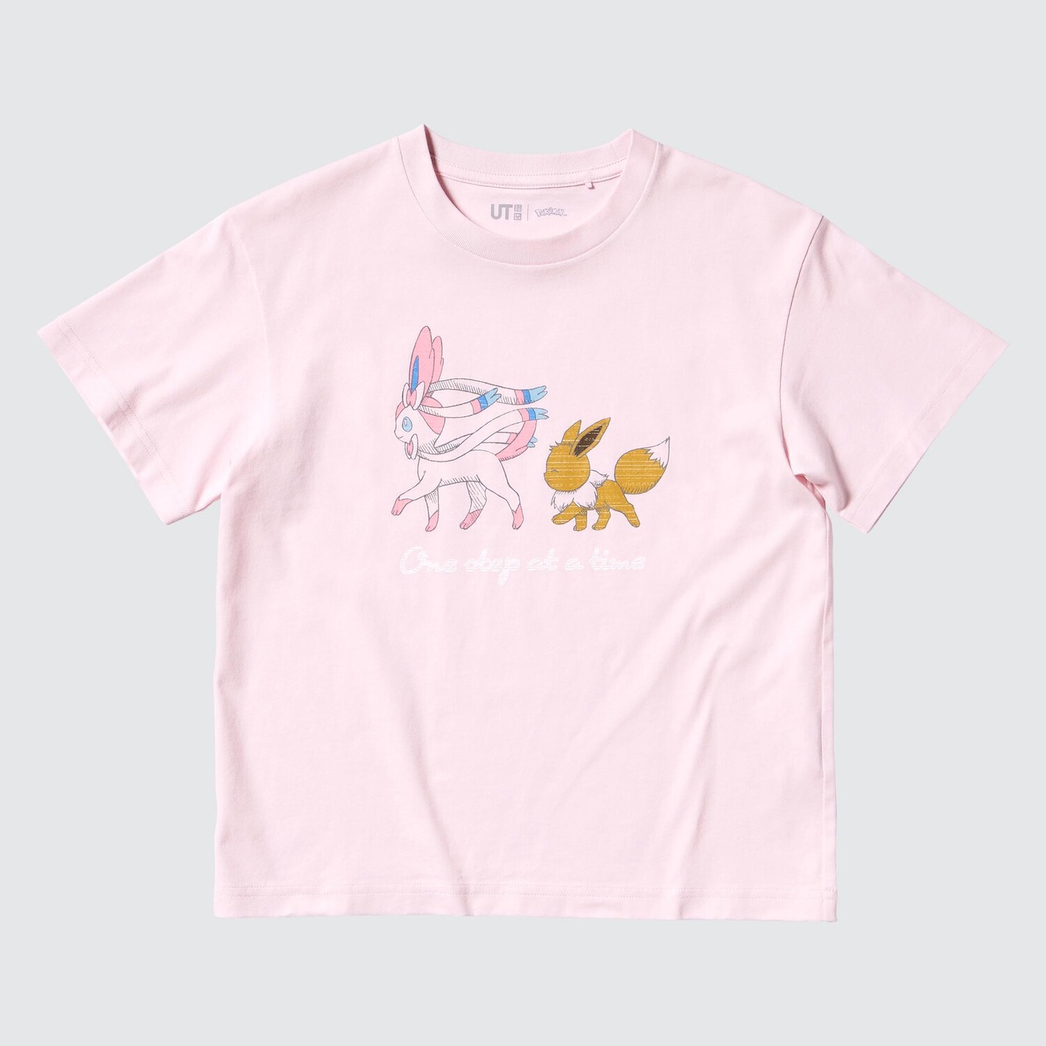 

Футболка с принтом UT Pokémon: New Adventure для мальчиков UNIQLO, розовый