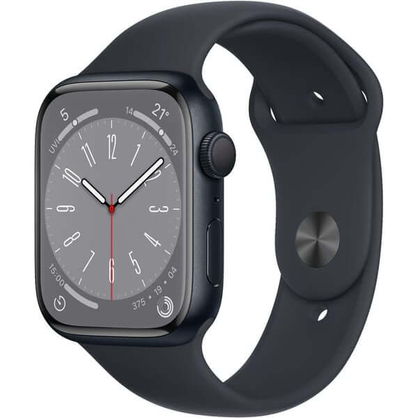смарт часы apple series 8 gps 45mm midnight aluminium mnp13 mnp83 Умные часы Apple Watch Series 8 (GPS ), 41 мм, Midnight Aluminum Case/Midnight Sport Band - R