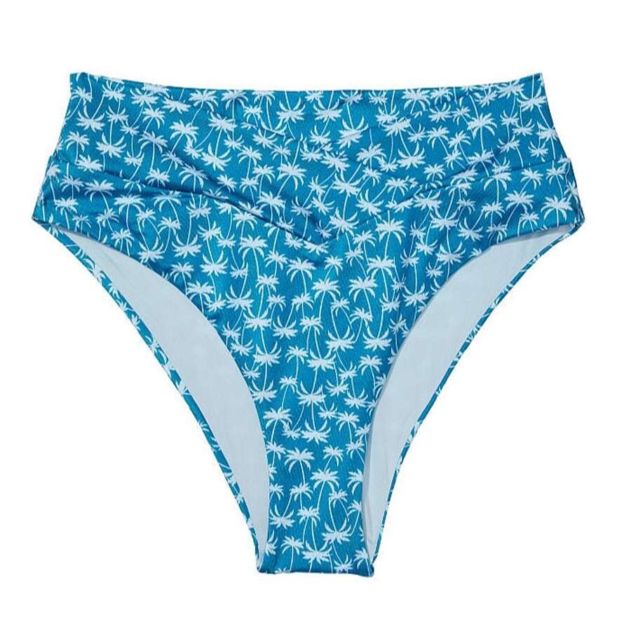 

Плавки бикини Victoria's Secret Swim Mix-and-Match Crossover, голубой, Синий