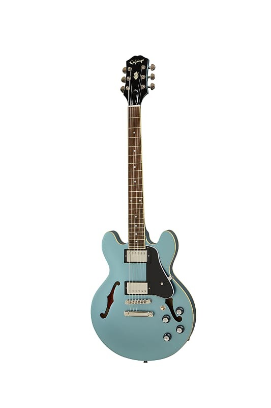 

Электрогитара Epiphone ES-339 с полым корпусом в цвете Pelham Blue