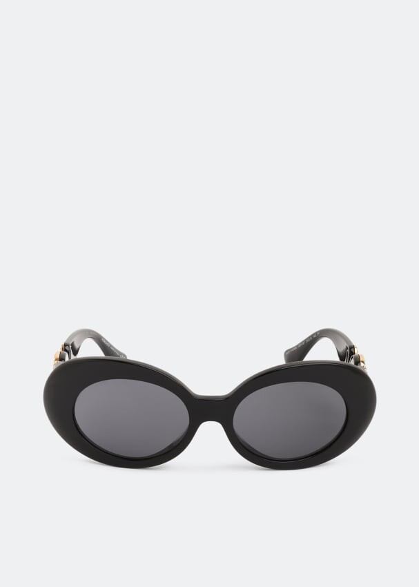 

Солнечные очки VERSACE Medusa Biggie Oval sunglasses, черный