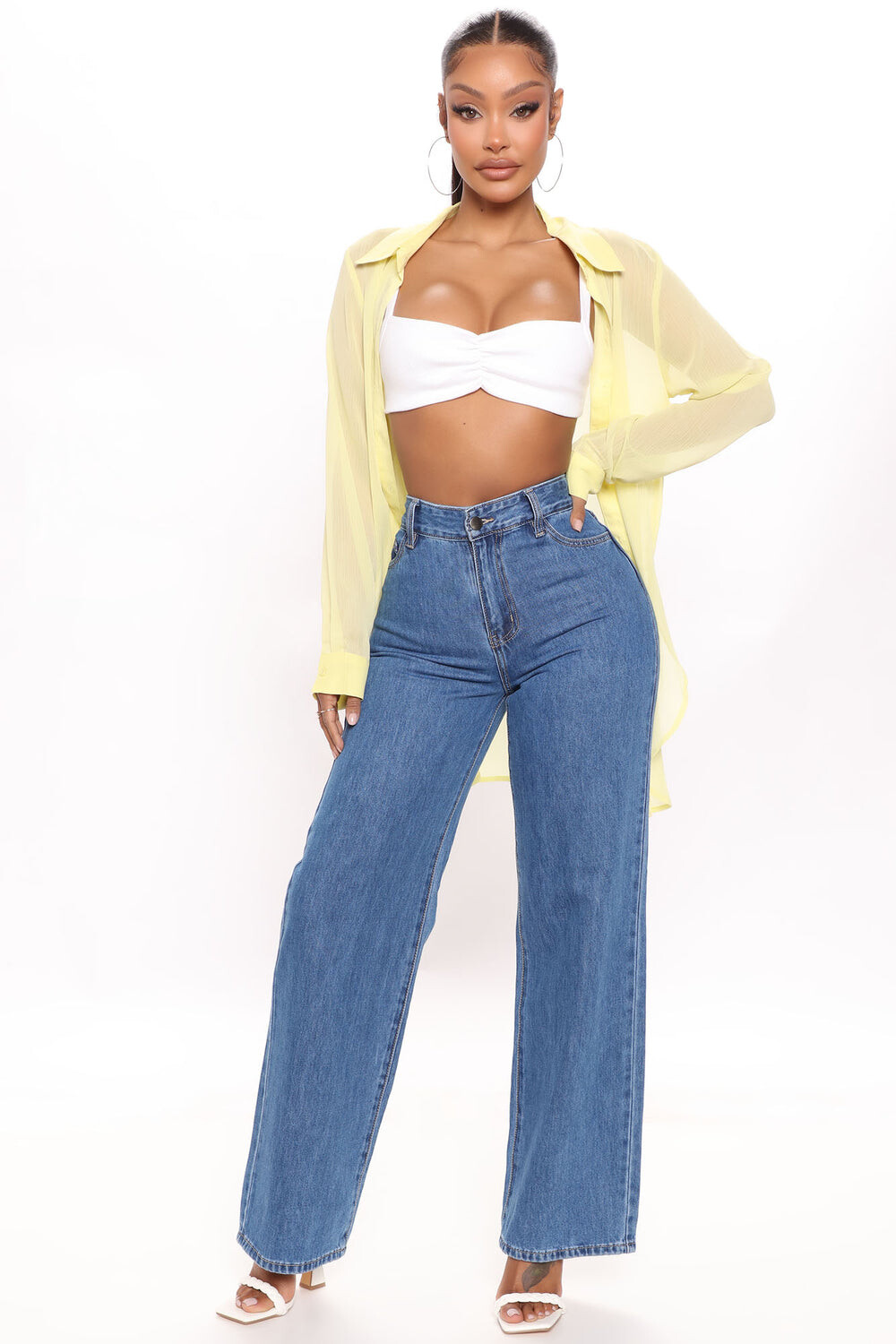 

Джинсы Fashion Nova UO98, синий