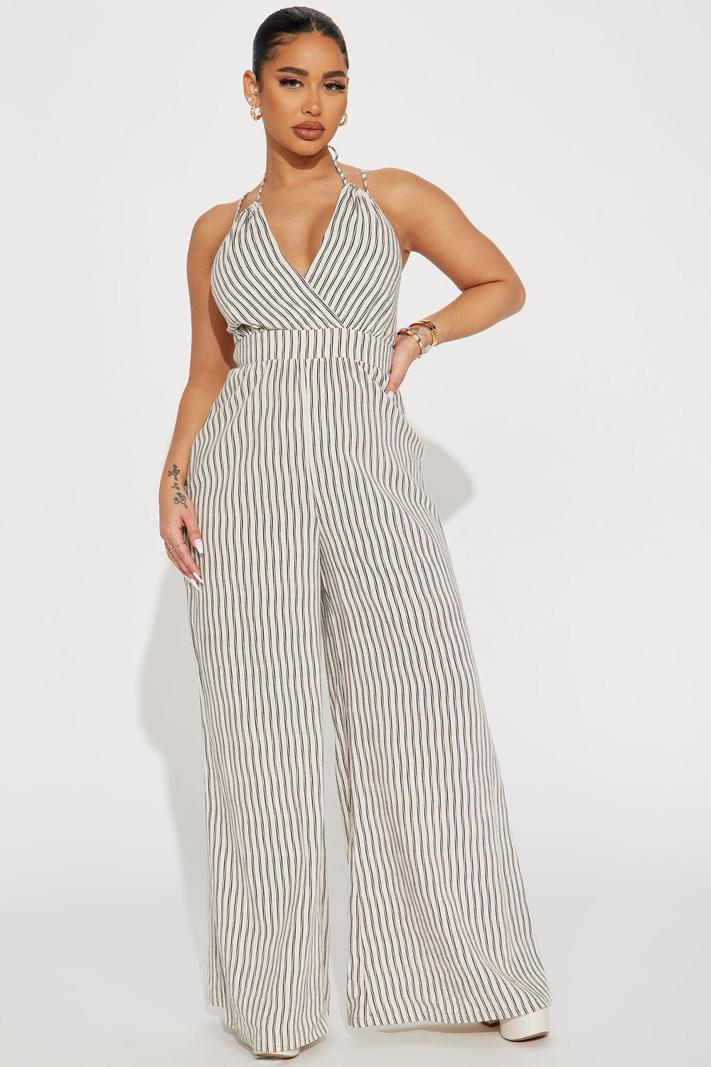 

Комбинезон Fashion Nova LR70013FN, бежевый