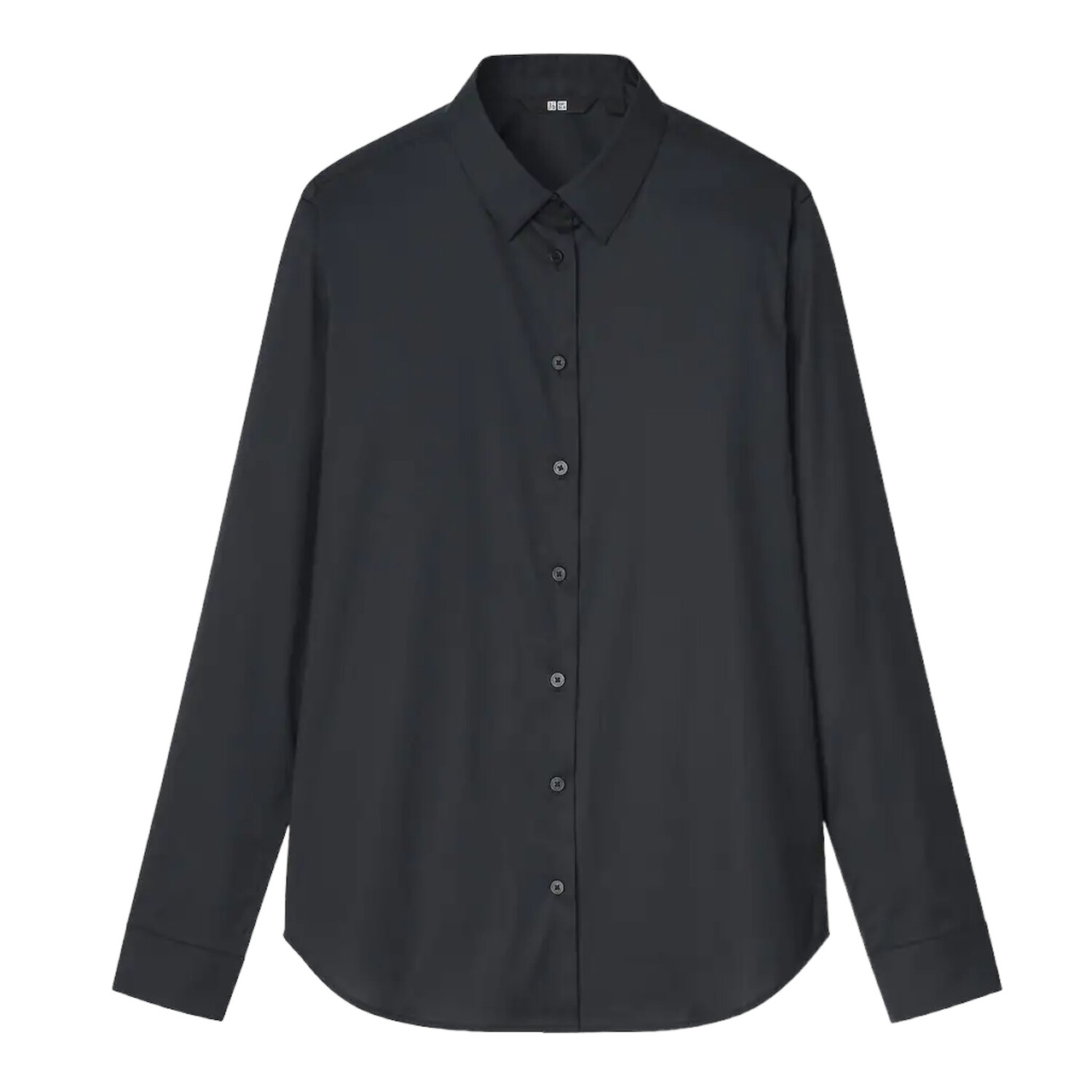 

Рубашка Uniqlo Easy Care Long Sleeved, черный