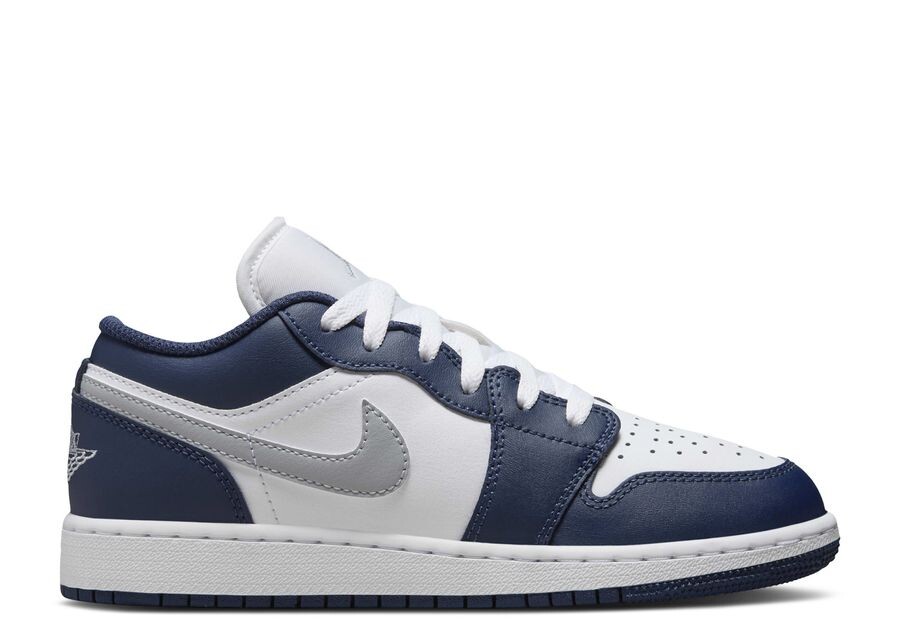 

Кроссовки Air Jordan Air Jordan 1 Low GS, цвет Midnight Navy Wolf Grey