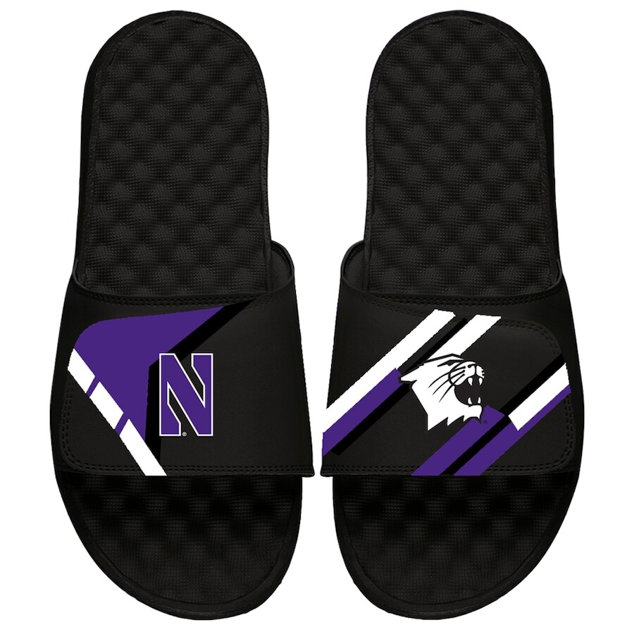 

Шлепанцы ISlide Northwestern Wildcats, черный