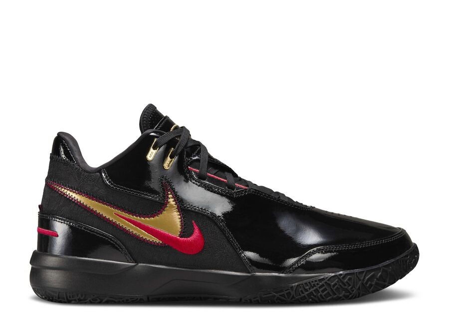 

Кроссовки Nike Zoom LeBron NXXT Gen AMPD, цвет Black Metallic Gold Red