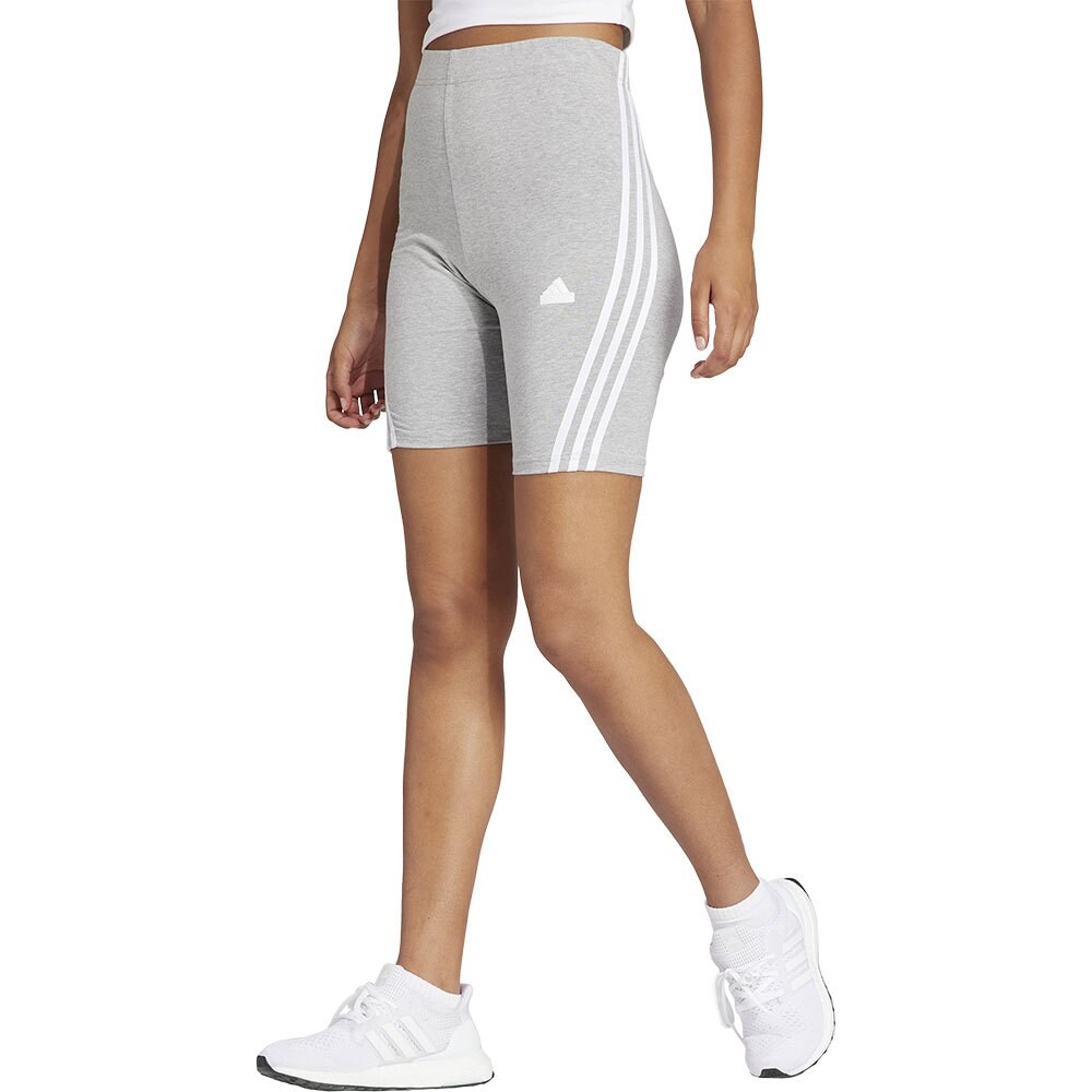 

Леггинсы adidas Futue Icons Biker 3 Stripes Short, серый