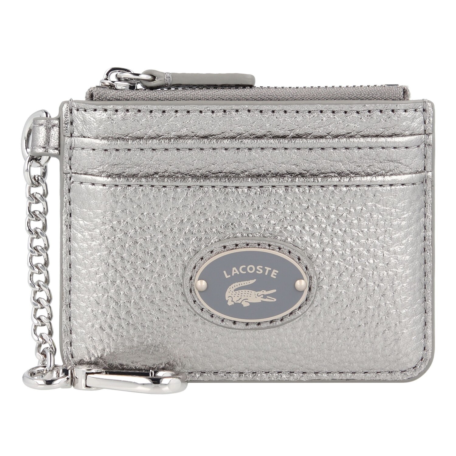 

Кошелек Lacoste Origin Croc Kreditkartenetui Leder 10.5 см, цвет gunmetal
