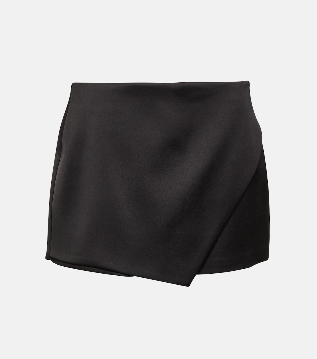 Атласная мини-юбка GIUSEPPE DI MORABITO, черный юбка giuseppe di morabito размер 40 розовый