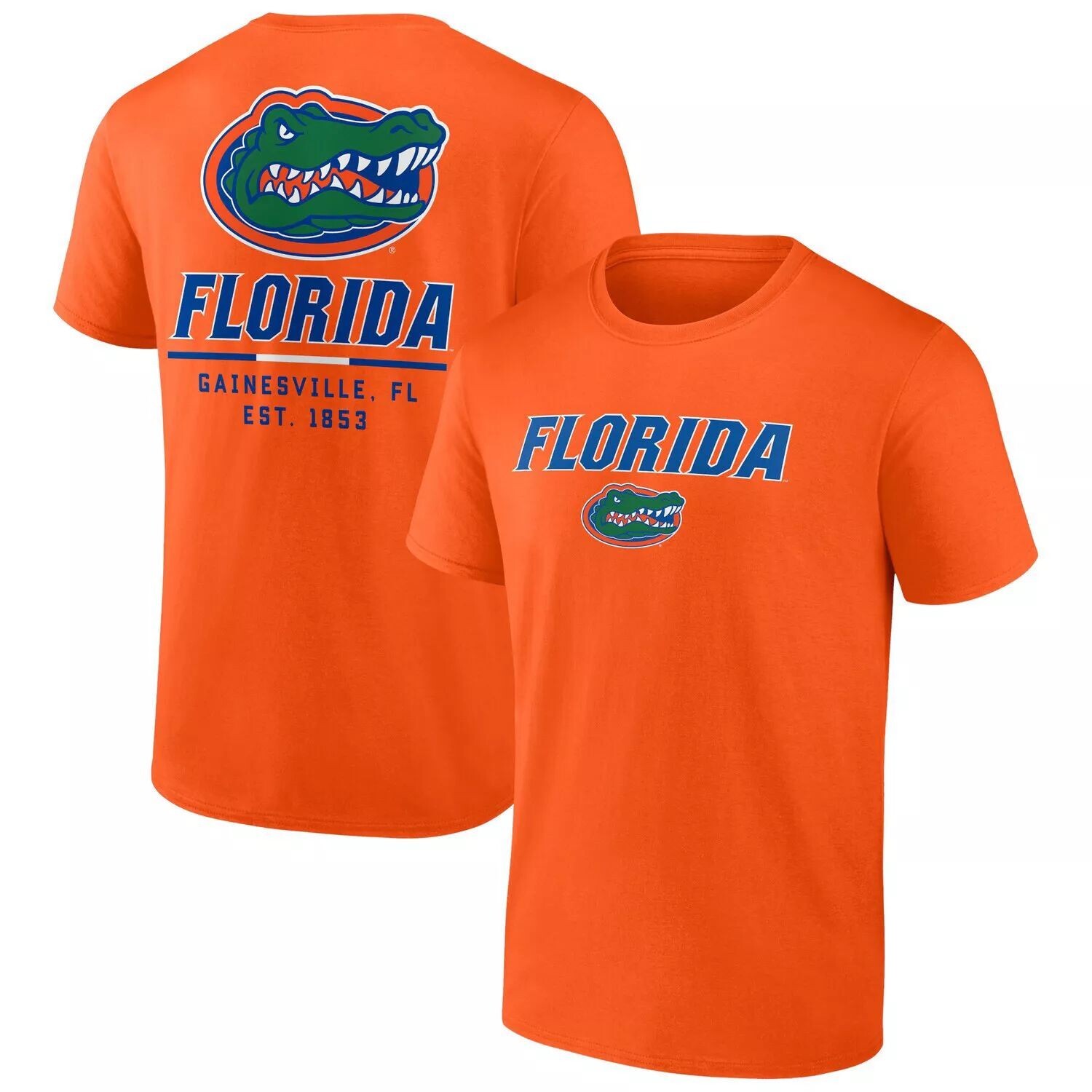 

Мужская оранжевая футболка с логотипом Florida Gators Game Day 2-Hit Fanatics, Оранжевый
