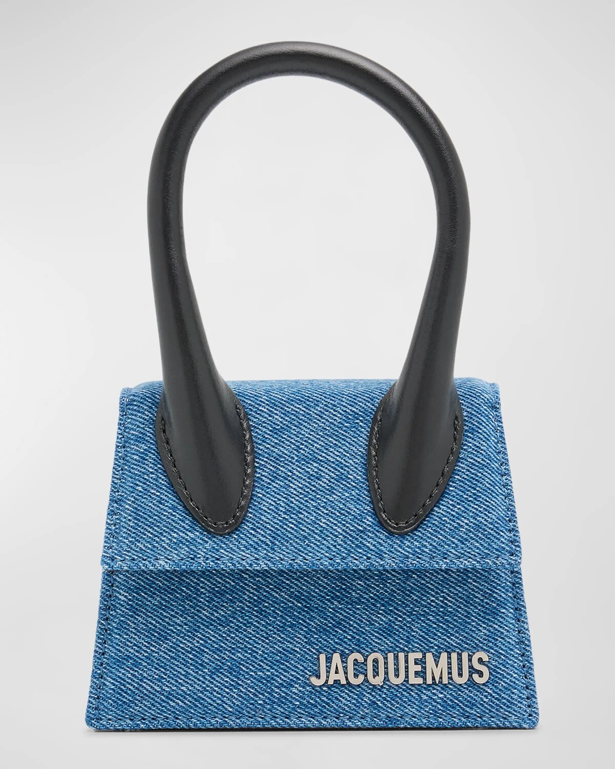 

Джинсовая сумка Le Chiquito с ручкой сверху Jacquemus, цвет Blue