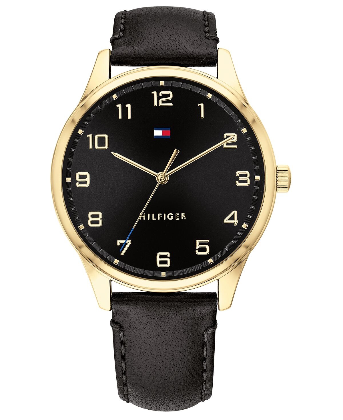 

Мужские часы с темно-коричневым кожаным ремешком, 44 мм Tommy Hilfiger