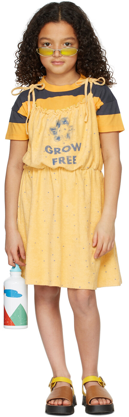 

Детское желтое платье Grow Free The Campamento, Желтый