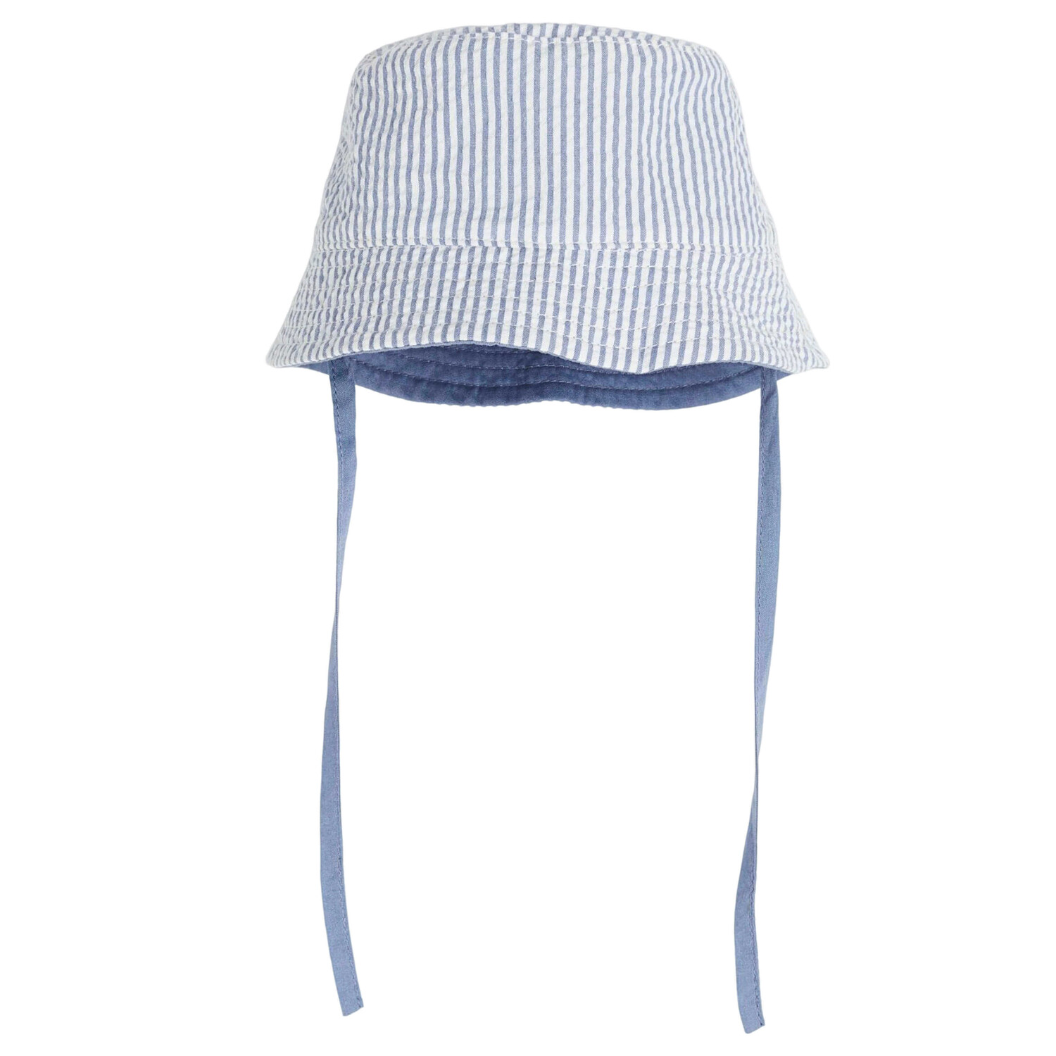 

Двусторонняя панама H&M Bucket, голубой/белый