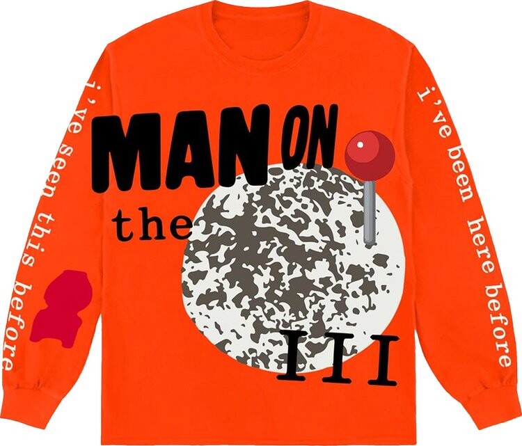 

Лонгслив Cactus Plant Flea Market x Kid Cudi For MOTM III Return 2 Madness Long-Sleeve Tee 'Orange', оранжевый